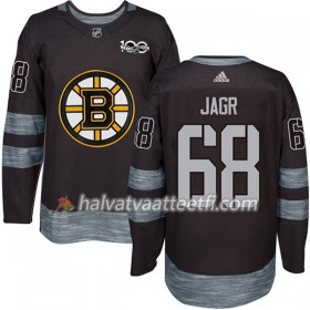 Miesten NHL Boston Bruins Pelipaita Jaromir Jagr 68 1917-2017 100th Anniversary Adidas Musta Authentic